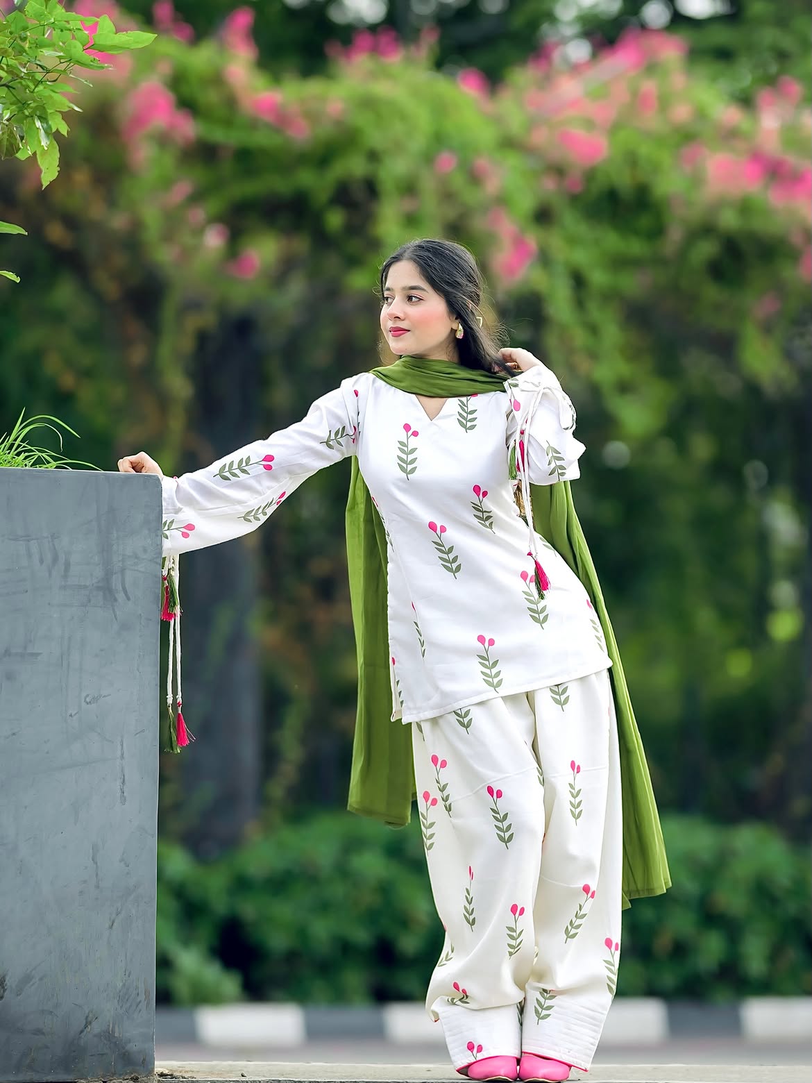 Cotton Comfort Farshi Set – Pure Cambric Elegance
