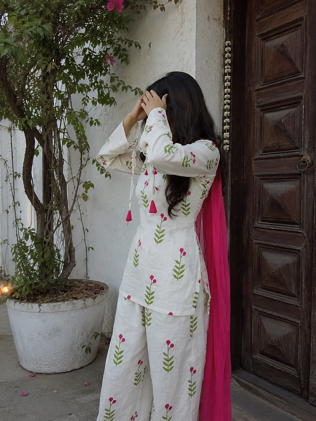 Cotton Comfort Farshi Set – Pure Cambric Elegance
