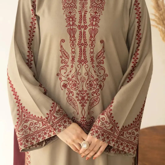 Romaisa Embroidered 3pcs
