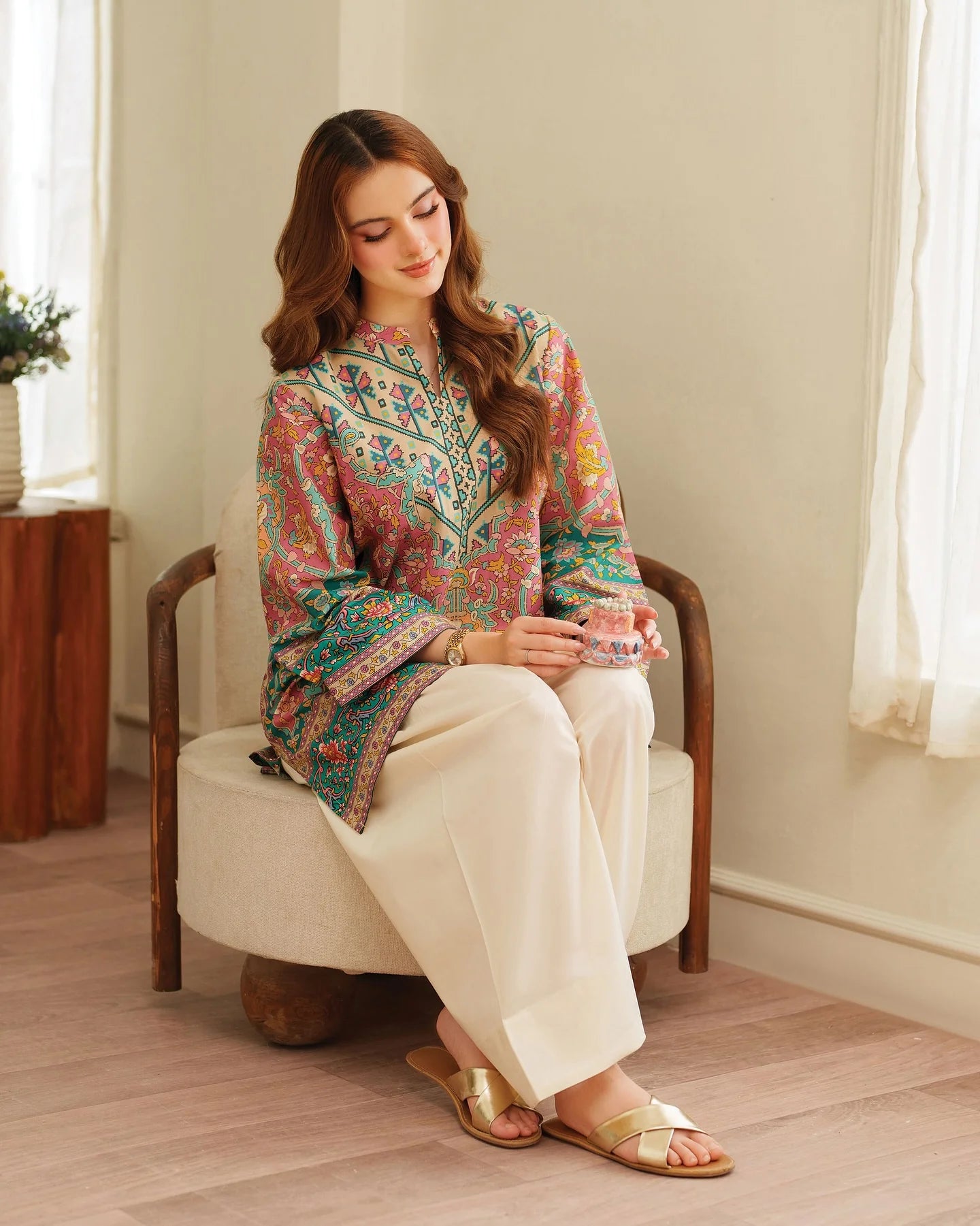 Minal Printed 2pc(Farshi Shalwar