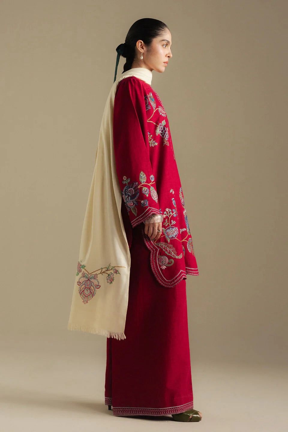 Zarposh Embroidered 3pc